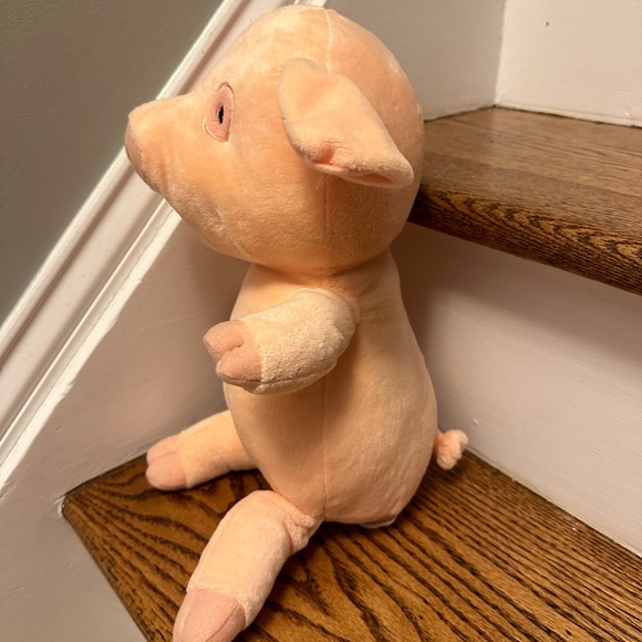 Kohls Cares For Kids If You Give A Pig A Pancake Stuffed Pink Animal Plush - Picture 4 of 5